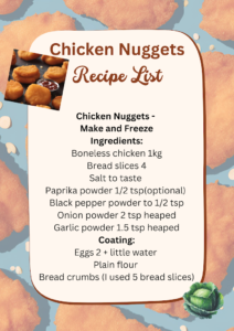 "Chicken nuggets are a popular and convenient meal choice, especially loved for their crispy texture and savory flavor."