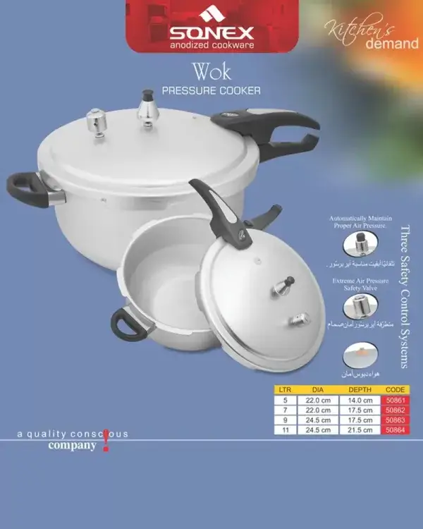 Sonex Wok Pressure Cooker WebP